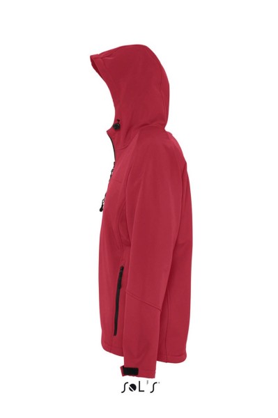 SOL'S REPLAY MEN - HOODED SOFTSHELL Piros 