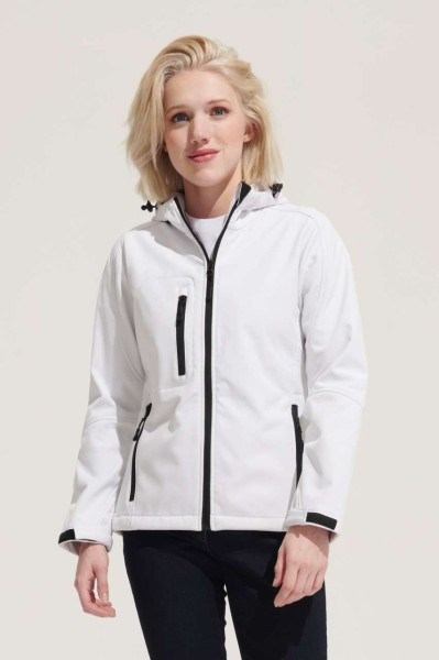 SOL'S REPLAY WOMEN - HOODED SOFTSHELL Szürke 