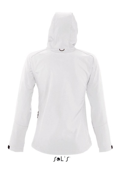 SOL'S REPLAY WOMEN - HOODED SOFTSHELL Fehér 