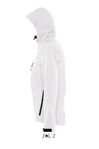 SOL'S REPLAY WOMEN - HOODED SOFTSHELL Fehér 