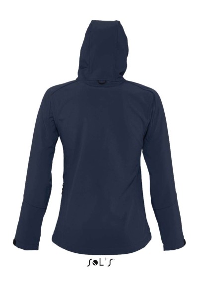 SOL'S REPLAY WOMEN - HOODED SOFTSHELL Kék 
