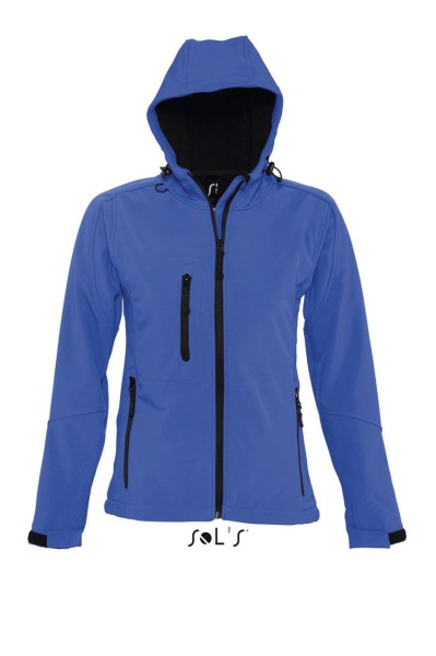 SOL'S REPLAY WOMEN - HOODED SOFTSHELL Kék 