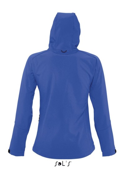 SOL'S REPLAY WOMEN - HOODED SOFTSHELL Kék 