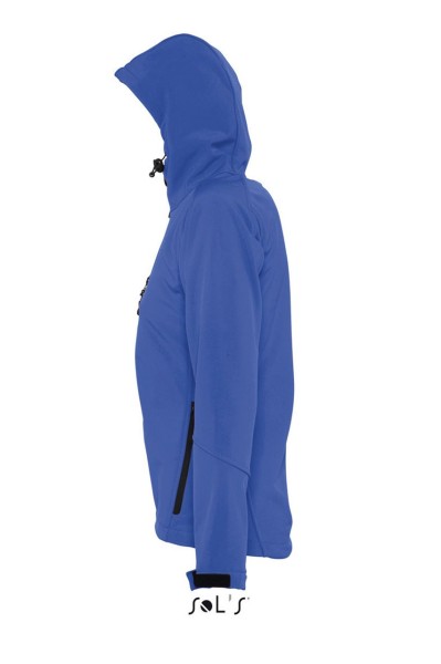 SOL'S REPLAY WOMEN - HOODED SOFTSHELL Kék 