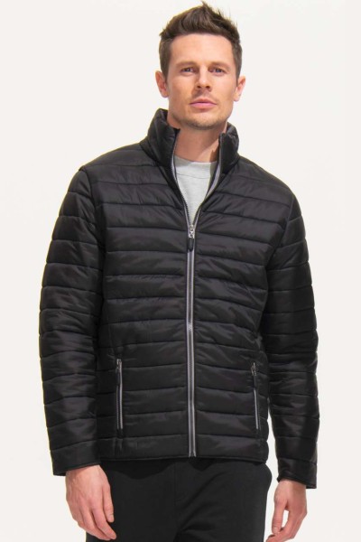 SOL'S RIDE MEN - LIGHT PADDED JACKET Kék 