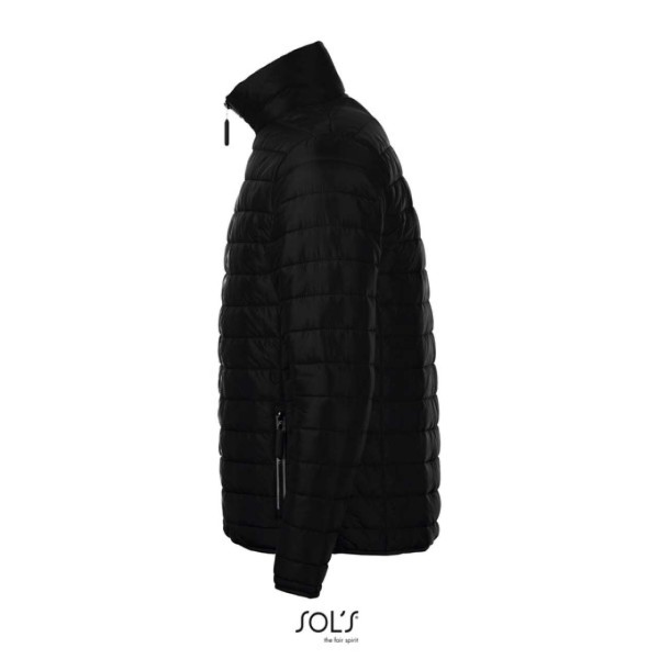 SOL'S RIDE MEN - LIGHT PADDED JACKET Fekete 