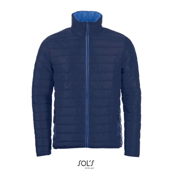 SOL'S RIDE MEN - LIGHT PADDED JACKET Kék 