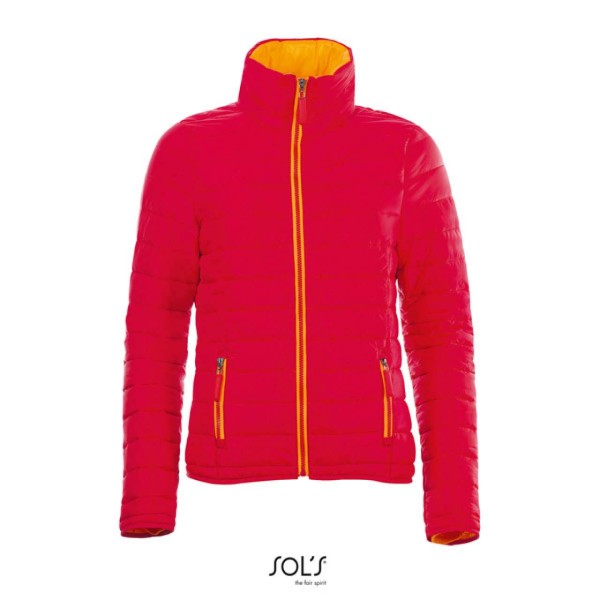SOL'S RIDE WOMEN - LIGHT PADDED JACKET Piros 