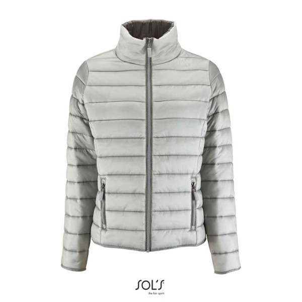 SOL'S RIDE WOMEN - LIGHT PADDED JACKET Szürke 