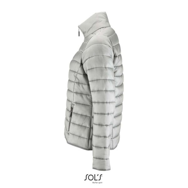 SOL'S RIDE WOMEN - LIGHT PADDED JACKET Szürke 