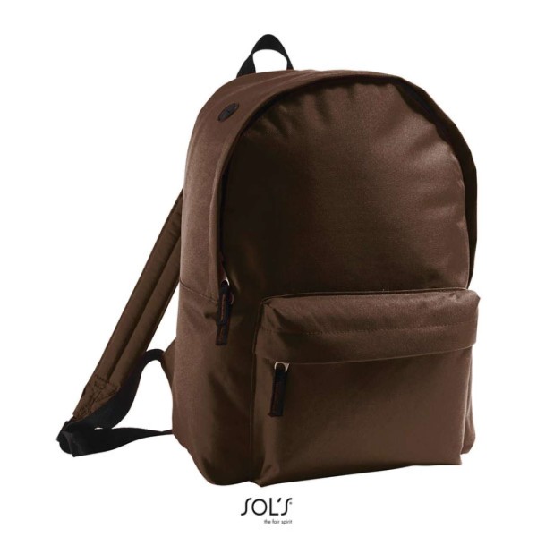 SOL'S RIDER - 600D POLYESTER RUCKSACK Barna 