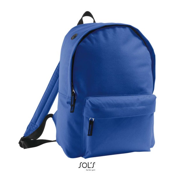 SOL'S RIDER - 600D POLYESTER RUCKSACK Kék 