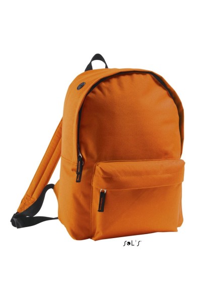SOL'S RIDER - 600D POLYESTER RUCKSACK Narancssárga 