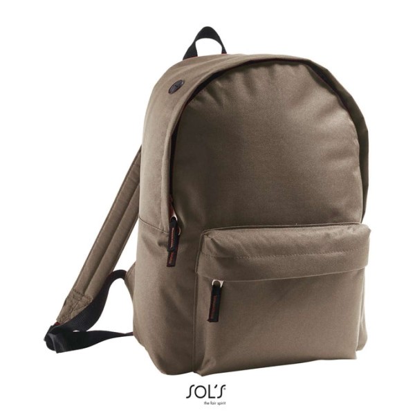 SOL'S RIDER - 600D POLYESTER RUCKSACK Zöld 