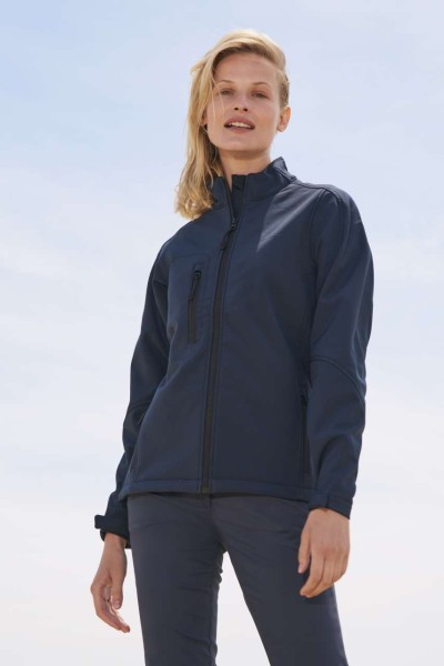 SOL'S ROXY - WOMEN'S SOFTSHELL ZIPPED JACKET Piros 