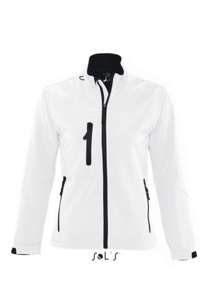 SOL'S ROXY - WOMEN'S SOFTSHELL ZIPPED JACKET Fehér 