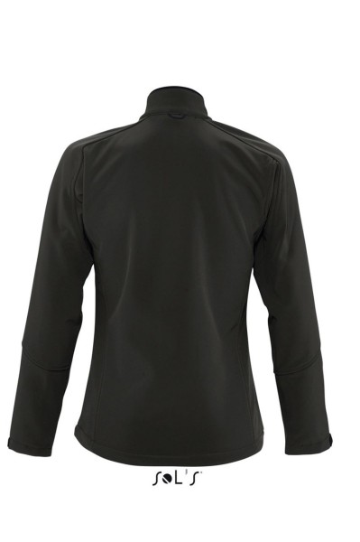 SOL'S ROXY - WOMEN'S SOFTSHELL ZIPPED JACKET Fekete 