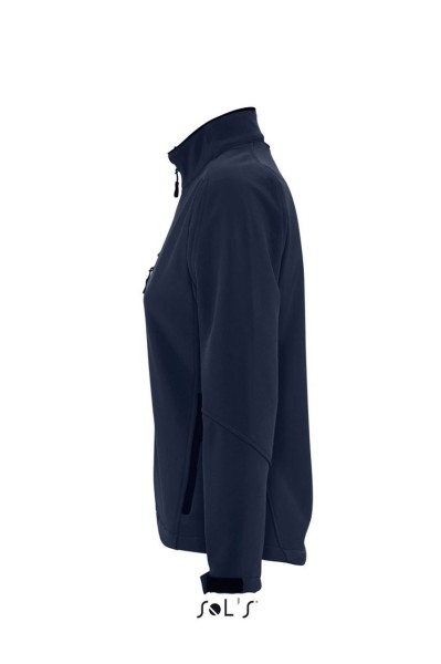 SOL'S ROXY - WOMEN'S SOFTSHELL ZIPPED JACKET Kék 