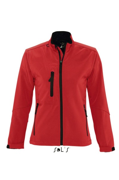 SOL'S ROXY - WOMEN'S SOFTSHELL ZIPPED JACKET Piros 