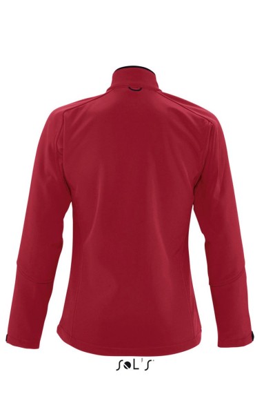 SOL'S ROXY - WOMEN'S SOFTSHELL ZIPPED JACKET Piros 
