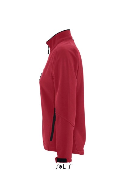 SOL'S ROXY - WOMEN'S SOFTSHELL ZIPPED JACKET Piros 