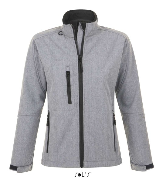 SOL'S ROXY - WOMEN'S SOFTSHELL ZIPPED JACKET Szürke 