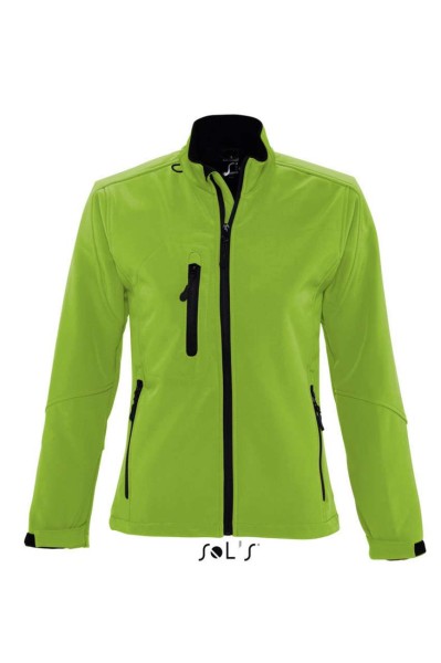 SOL'S ROXY - WOMEN'S SOFTSHELL ZIPPED JACKET Zöld 