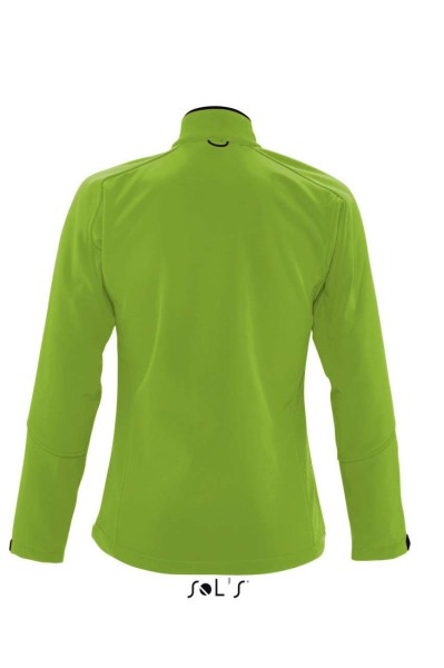 SOL'S ROXY - WOMEN'S SOFTSHELL ZIPPED JACKET Zöld 