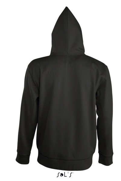 SOL'S SEVEN MEN - JACKET WITH LINED HOOD Fekete 