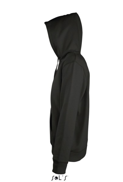 SOL'S SEVEN MEN - JACKET WITH LINED HOOD Fekete 