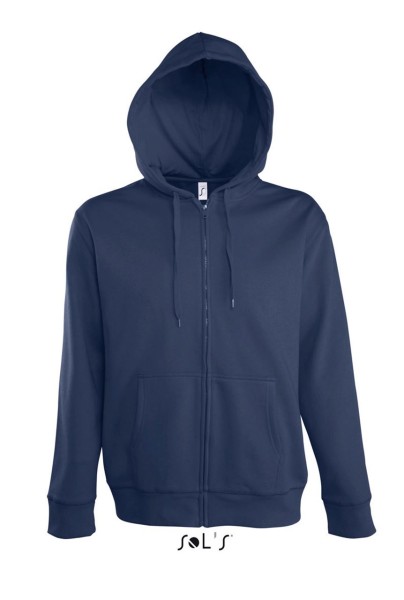 SOL'S SEVEN MEN - JACKET WITH LINED HOOD Kék 