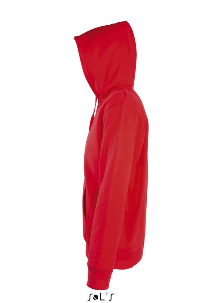 SOL'S SEVEN MEN - JACKET WITH LINED HOOD Piros 