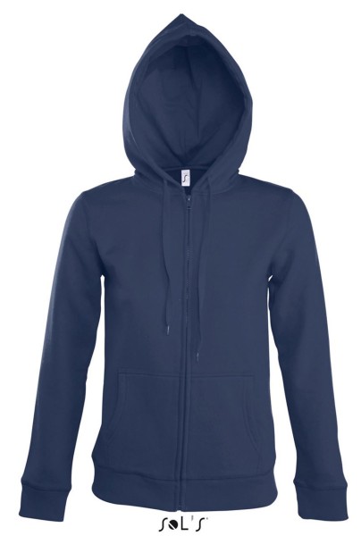 SOL'S SEVEN WOMEN - JACKET WITH LINED HOOD Kék 