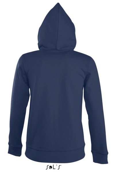 SOL'S SEVEN WOMEN - JACKET WITH LINED HOOD Kék 