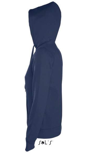 SOL'S SEVEN WOMEN - JACKET WITH LINED HOOD Kék 