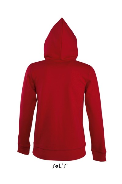 SOL'S SEVEN WOMEN - JACKET WITH LINED HOOD Piros 