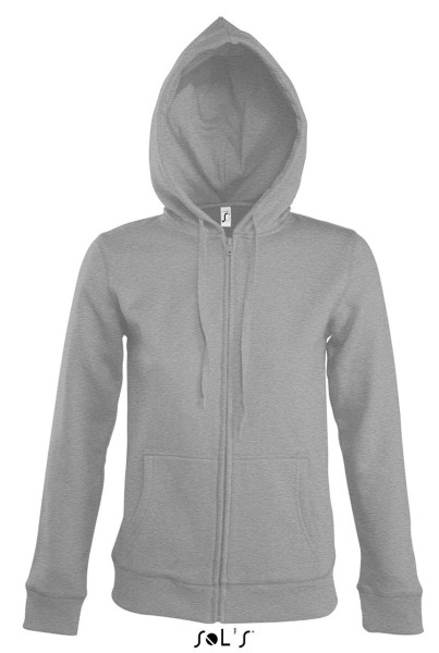 SOL'S SEVEN WOMEN - JACKET WITH LINED HOOD Szürke 