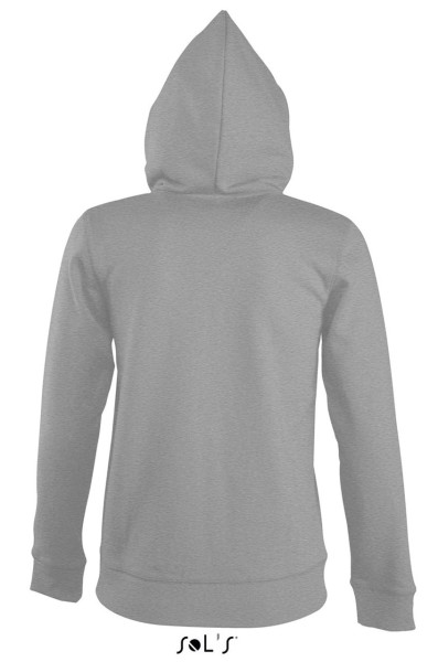 SOL'S SEVEN WOMEN - JACKET WITH LINED HOOD Szürke 