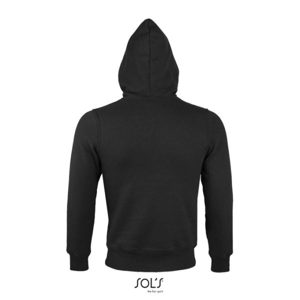 SOL'S SHERPA - UNISEX ZIPPED JACKET WITH "SHERPA" LINING Fekete 
