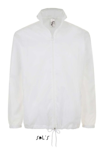 SOL'S SHIFT - UNISEX WATER REPELLENT WINDBREAKER Fehér 