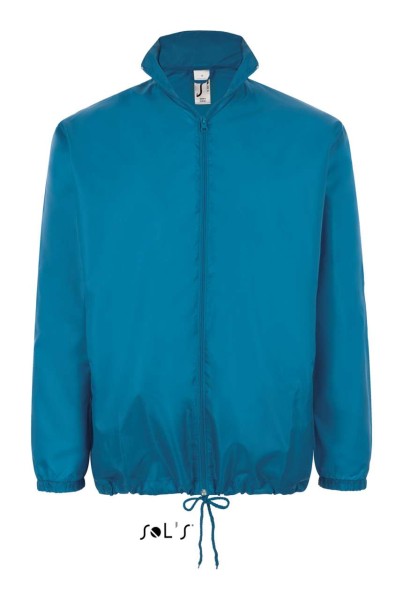 SOL'S SHIFT - UNISEX WATER REPELLENT WINDBREAKER Kék 