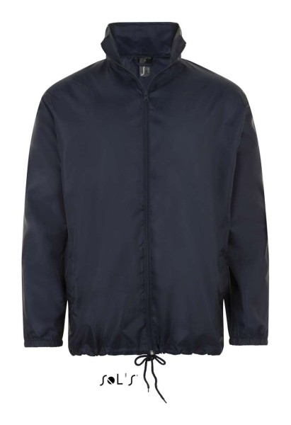 SOL'S SHIFT - UNISEX WATER REPELLENT WINDBREAKER Kék 