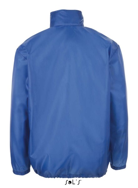 SOL'S SHIFT - UNISEX WATER REPELLENT WINDBREAKER Kék 