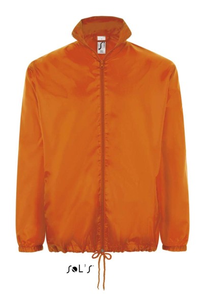 SOL'S SHIFT - UNISEX WATER REPELLENT WINDBREAKER Narancssárga 