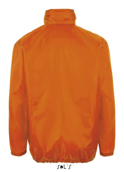 SOL'S SHIFT - UNISEX WATER REPELLENT WINDBREAKER Narancssárga 