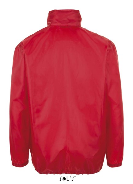 SOL'S SHIFT - UNISEX WATER REPELLENT WINDBREAKER Piros 