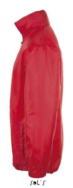 SOL'S SHIFT - UNISEX WATER REPELLENT WINDBREAKER Piros 