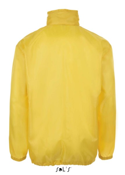 SOL'S SHIFT - UNISEX WATER REPELLENT WINDBREAKER Sárga 
