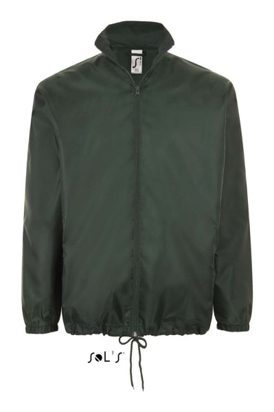 SOL'S SHIFT - UNISEX WATER REPELLENT WINDBREAKER Zöld 