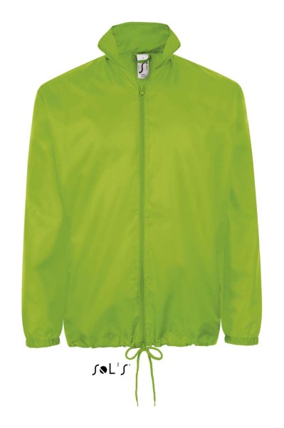SOL'S SHIFT - UNISEX WATER REPELLENT WINDBREAKER Zöld 